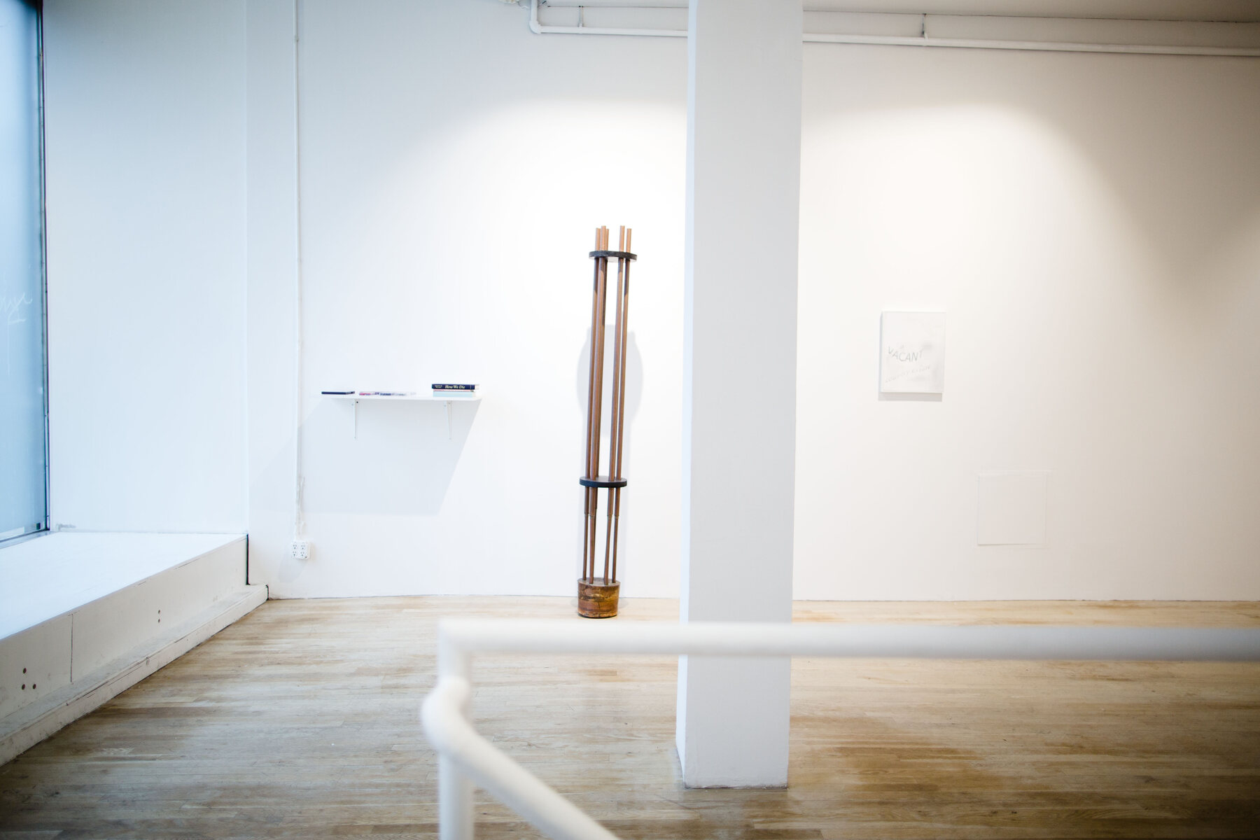 Exhibition view from a native fear…a featureless protagonist