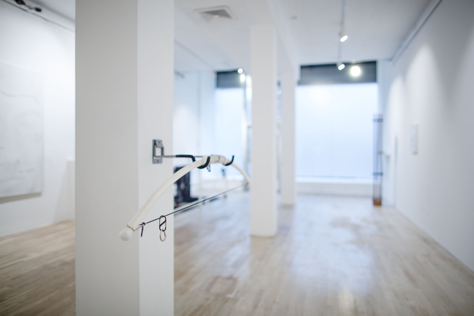 Exhibition view from a native fear…a featureless protagonist