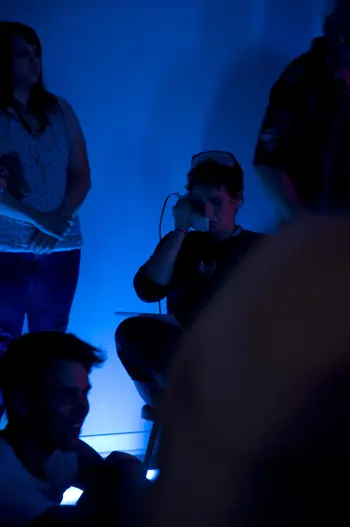 Audience surrounding the BRB/Total Id Pigs performance