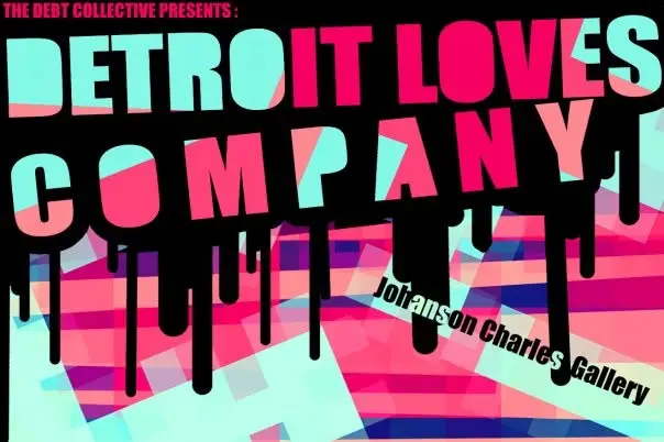Detroit Loves Company invitation by Debt Collective