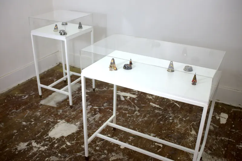 Display tables in the ego drift installation at WAKE