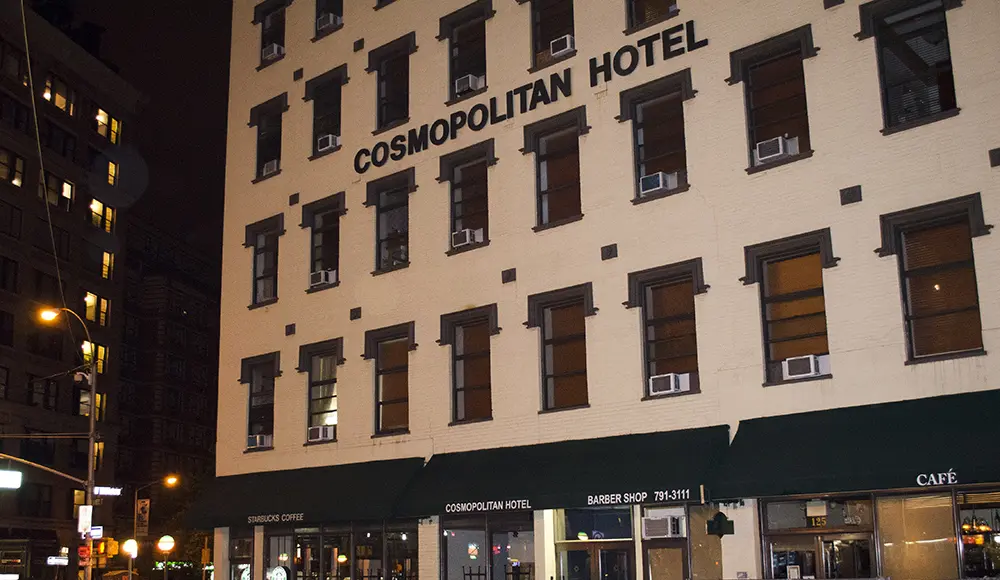 Exterior of the Cosmopolitan Hotel