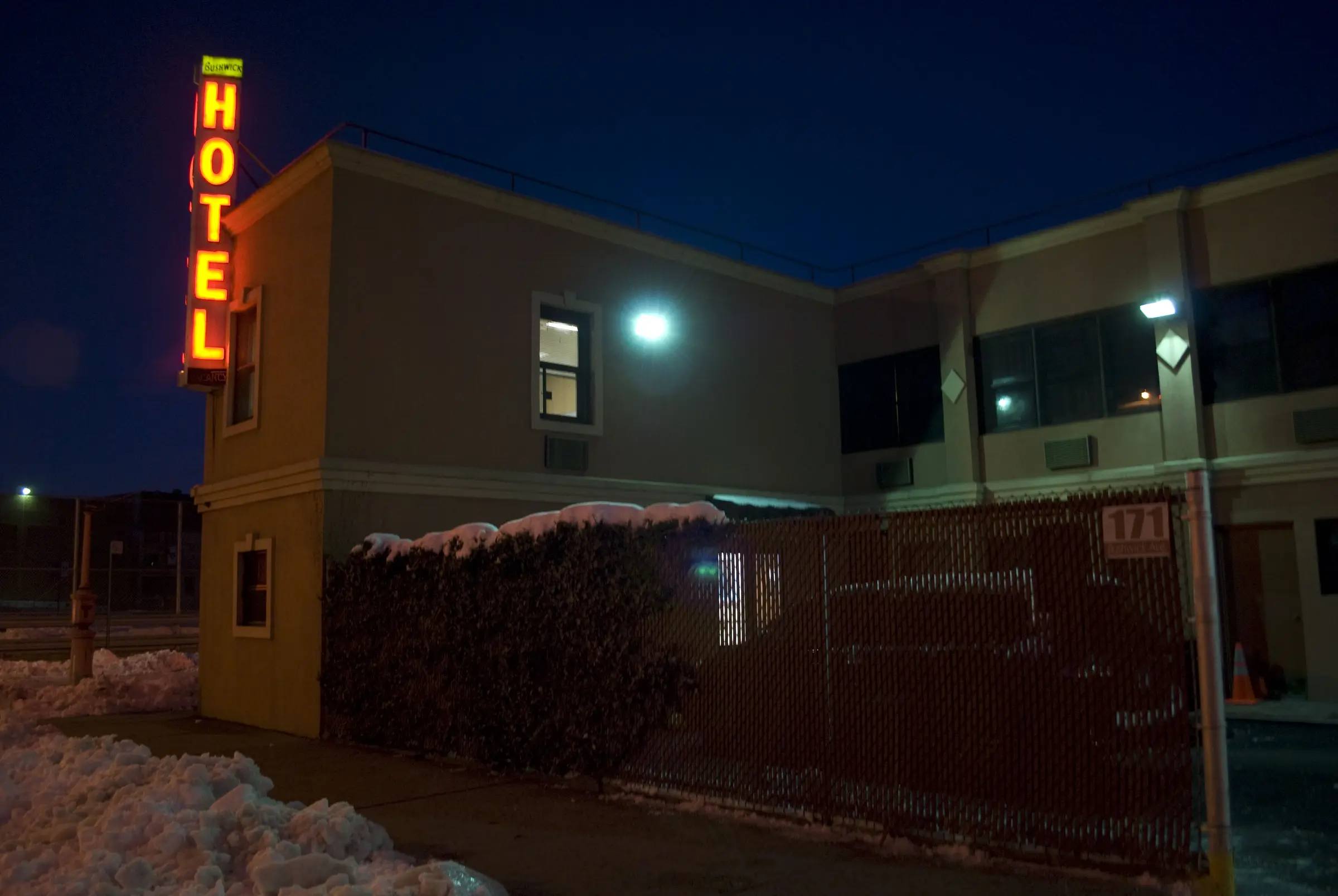 Exterior of the Bushwick Hotel