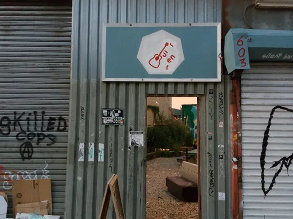 Silent Barn entrance during Trade in Trade Up
