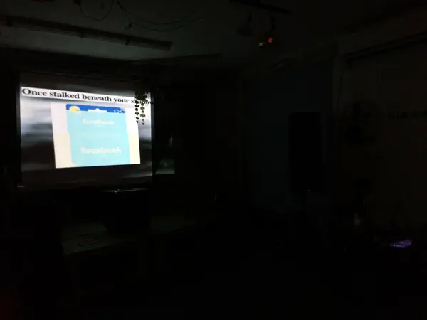 Projected computer screen during Trade in Trade Up